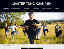 Tablet Screenshot of mastertungkuanyen.com